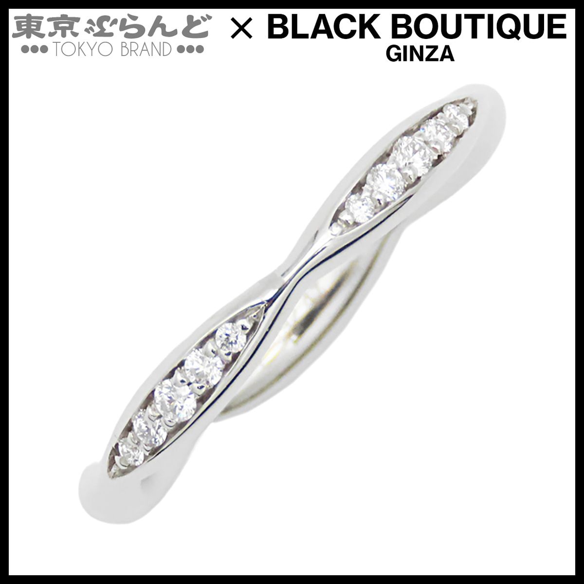 シャネル CHANEL カメリアコレクション ハーフエタニティリング