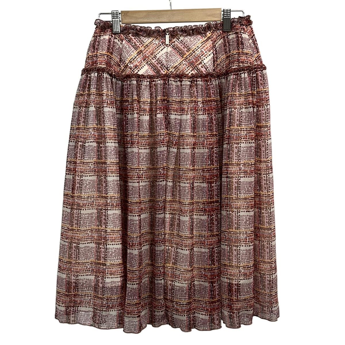 s*9様 ⭐︎Rene ルネ　スカート　ピンク　ベージュ　38 美品　完売品　パ Rene(ルネ) ロングスカート サイズ38 M レディース新品同様 - ピンク