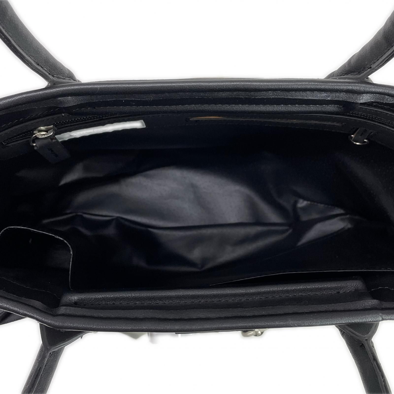 中古 ラッセルノ RUSSELUNO カートバッグ ホワイト/ブラック ルチャ