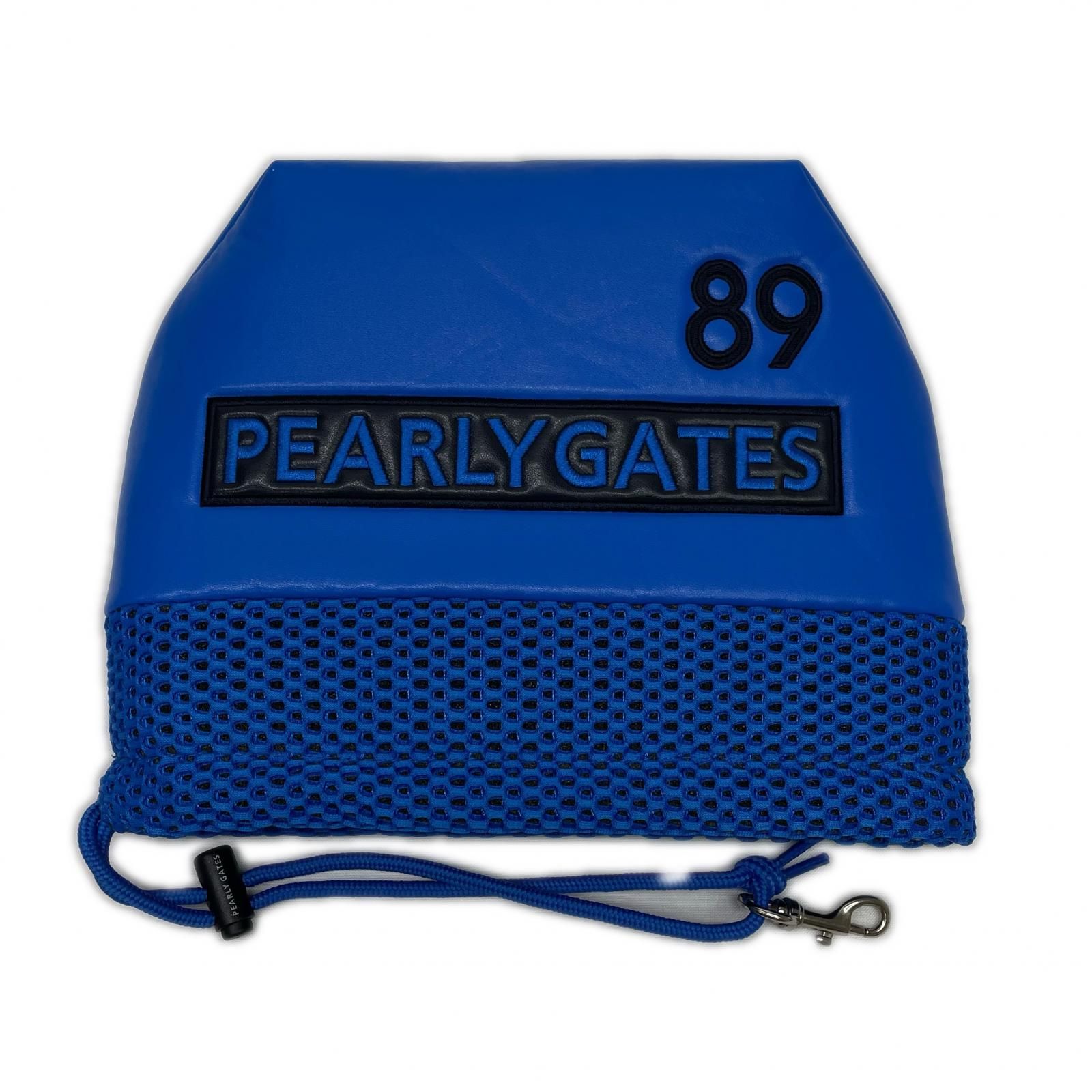 中古 パーリーゲイツ PEARLY GATES アイアンカバー 青 ブルー 2024