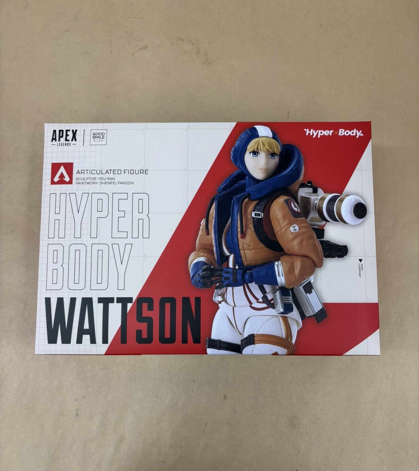 Hyper Body ワットソン プラスチック製 塗装済み可動フィギュア Apex