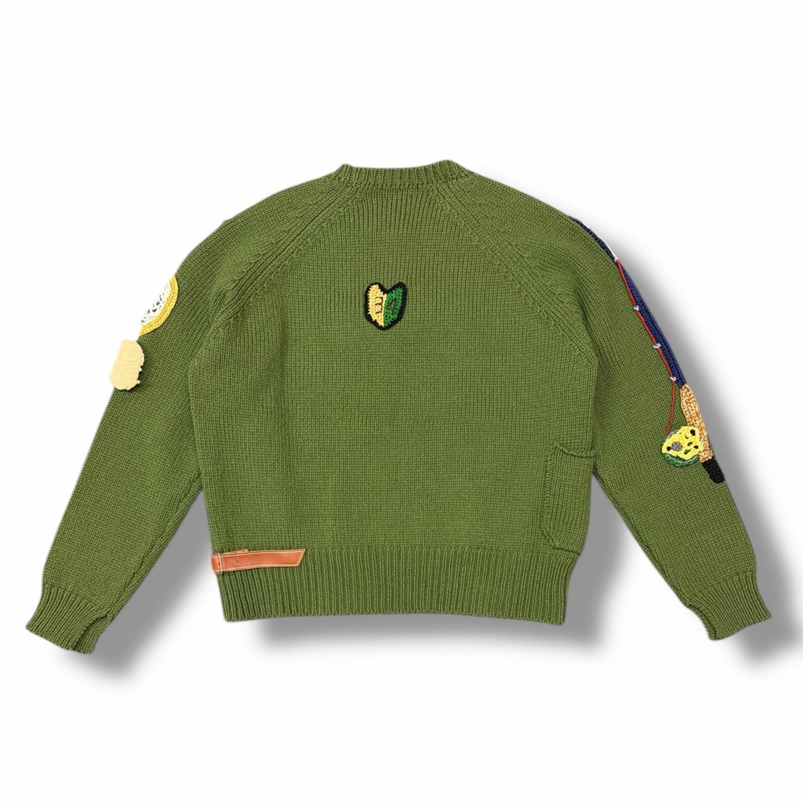 参考上代110000円 未使用 SUNSEA 25AW FISHING SWEATER フィッシング