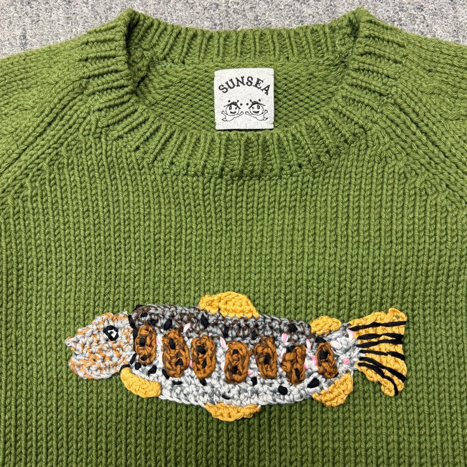 SUNSEA FISHING SWEATER サイズ2 ぼぶお様専用 sunsea fisherman
