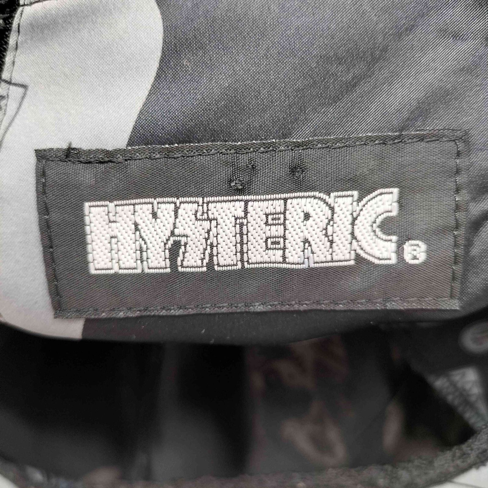 ヒステリック HYSTERIC トランプ ポーカー 総柄 ギャザー ワンピース  