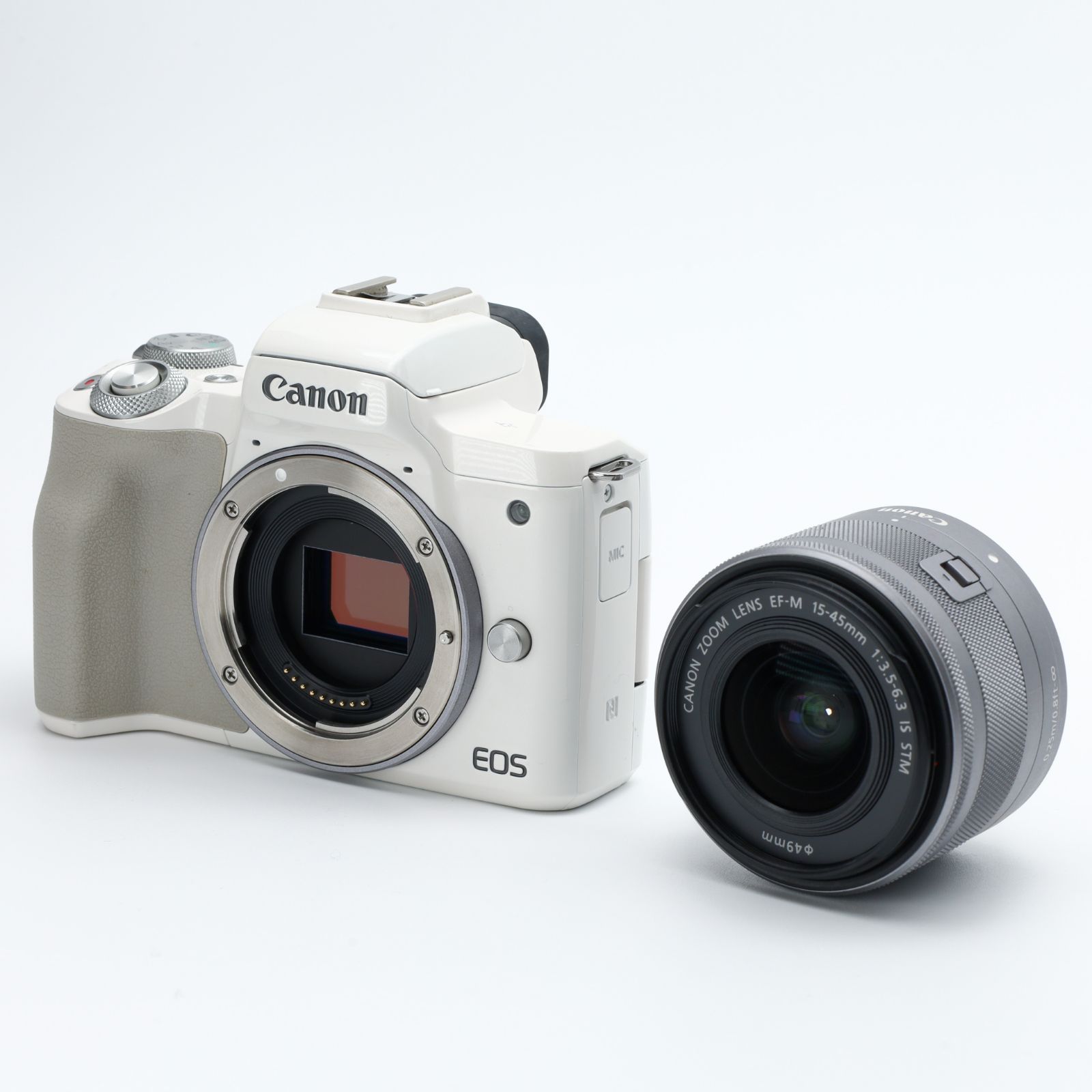 動作確認済】Canon (キヤノン) EOS Kiss M EF-M15-45 IS STM レンズ