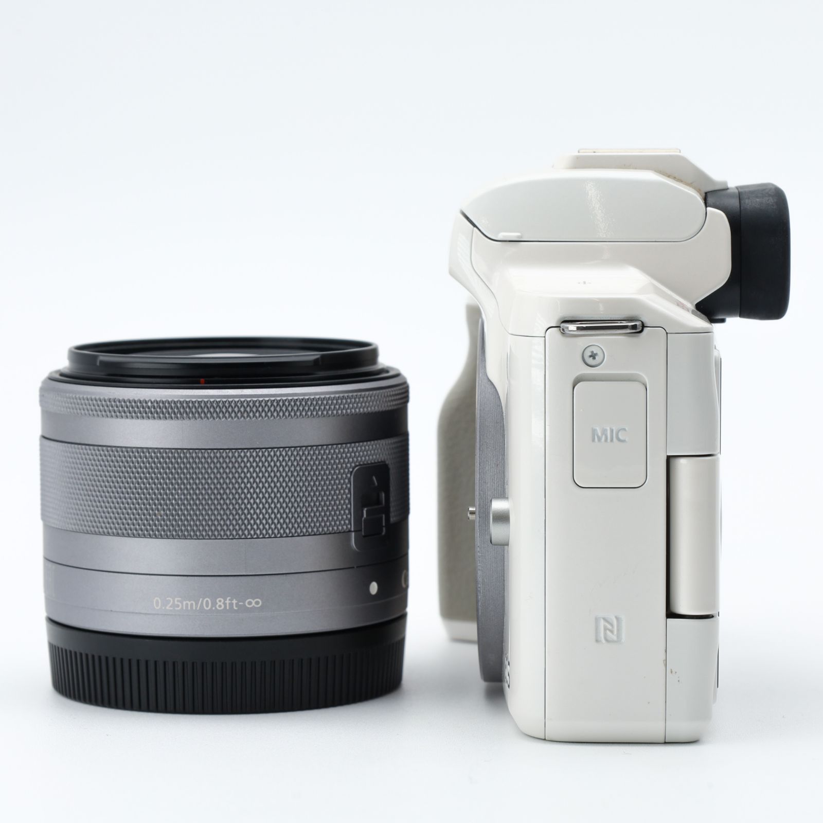 動作確認済】Canon (キヤノン) EOS Kiss M EF-M15-45 IS STM レンズ