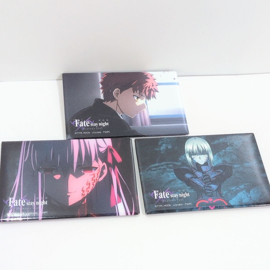 間桐桜 マキリの杯 衛宮士郎 セイバーオルタ 場面写 スクエア 缶バッジ