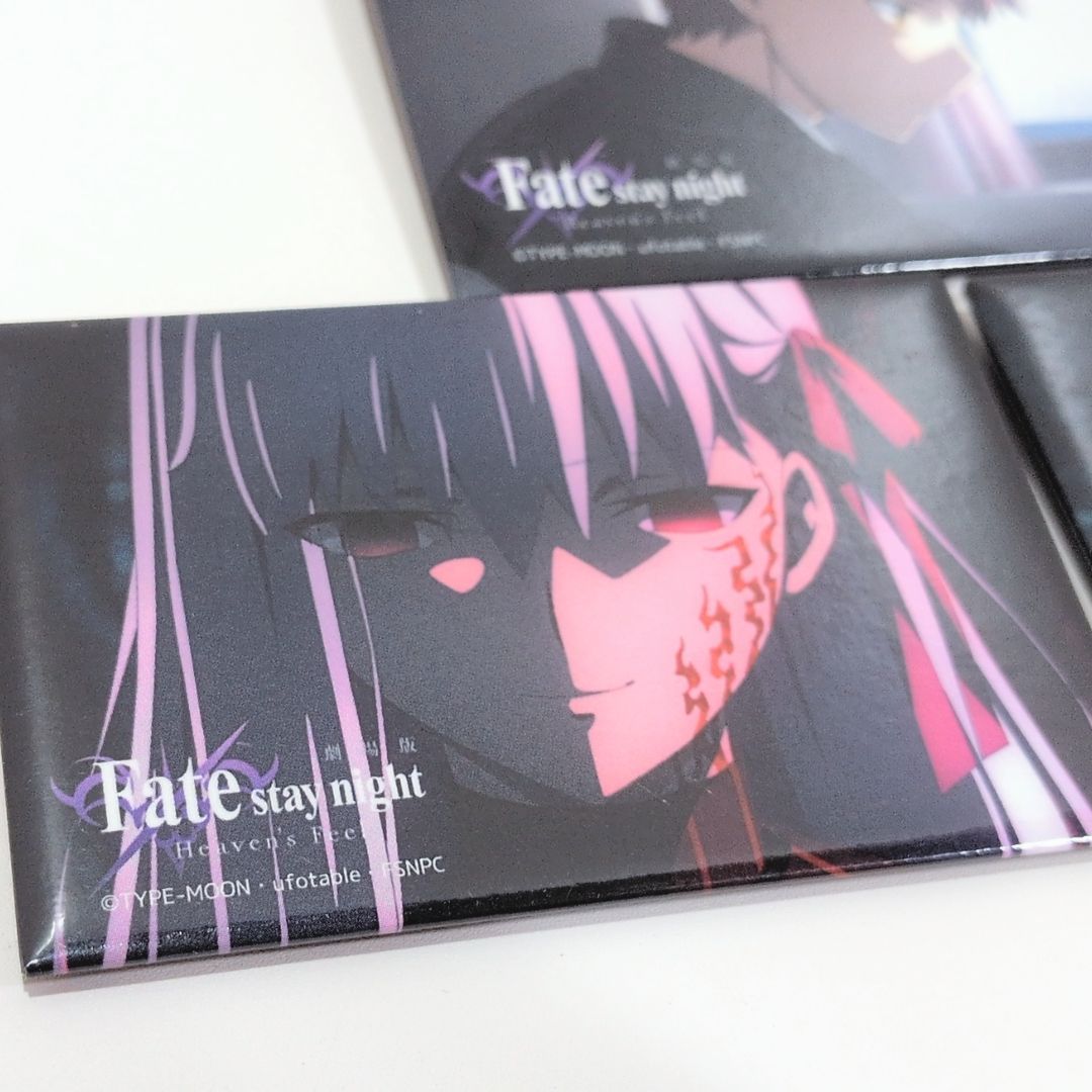 間桐桜 マキリの杯 衛宮士郎 セイバーオルタ 場面写 スクエア 缶バッジ