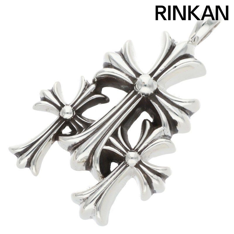 クロムハーツ 3 CH CRS SML / トリプルCHクロススモール クロムハーツ 3 CH CRS SML/トリプルCHクロススモール シルバー