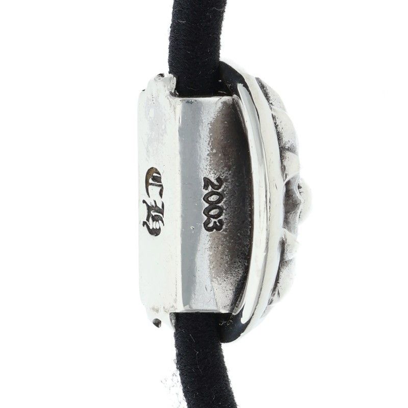 クロムハーツ HAIRBAND/クロスボールボタンヘアゴム シルバーコンチョ クロムハーツ HAIRBAND クロスボールボタンヘアゴム シルバーコンチョ