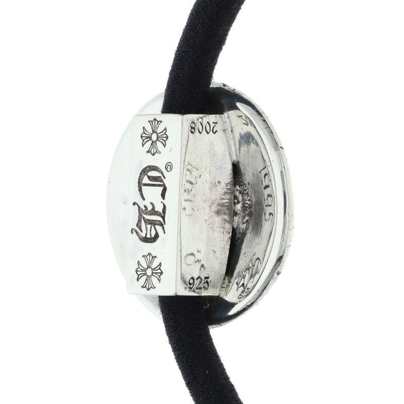 クロムハーツ HAIRBAND/クロスボールボタンヘアゴム シルバーコンチョ