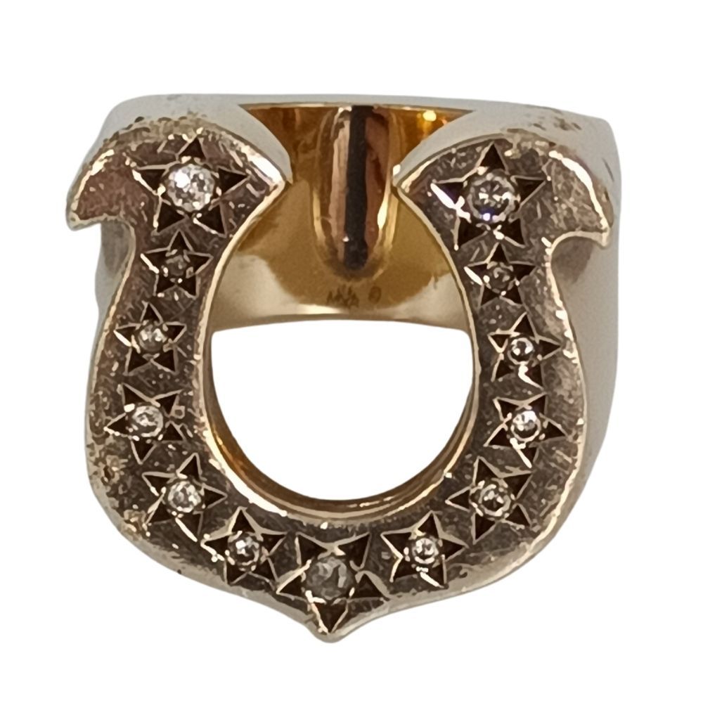 TENDERLOIN テンダーロイン 8K ゴールド ダイヤ ホースシューリング