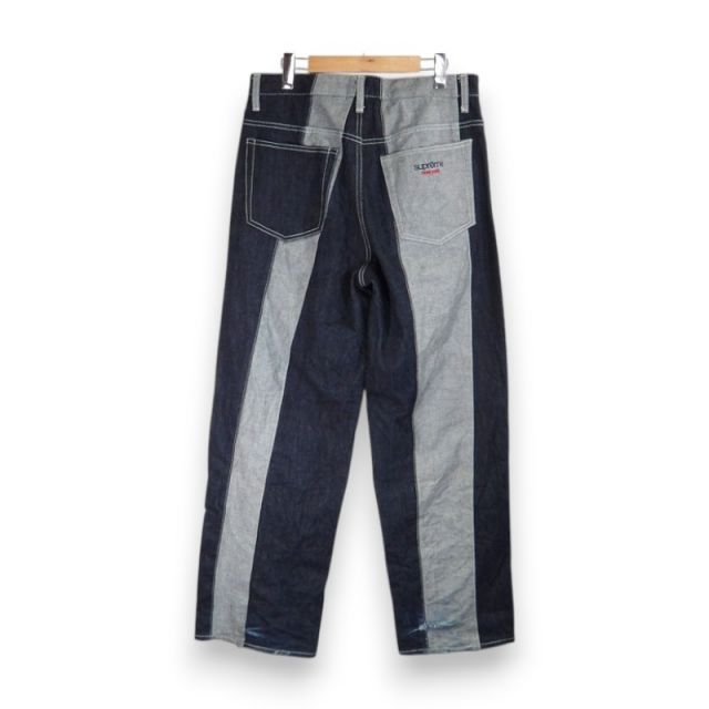 SUPREME 25ss Paneled Stripe Baggy Jean Indigo サイズ30 