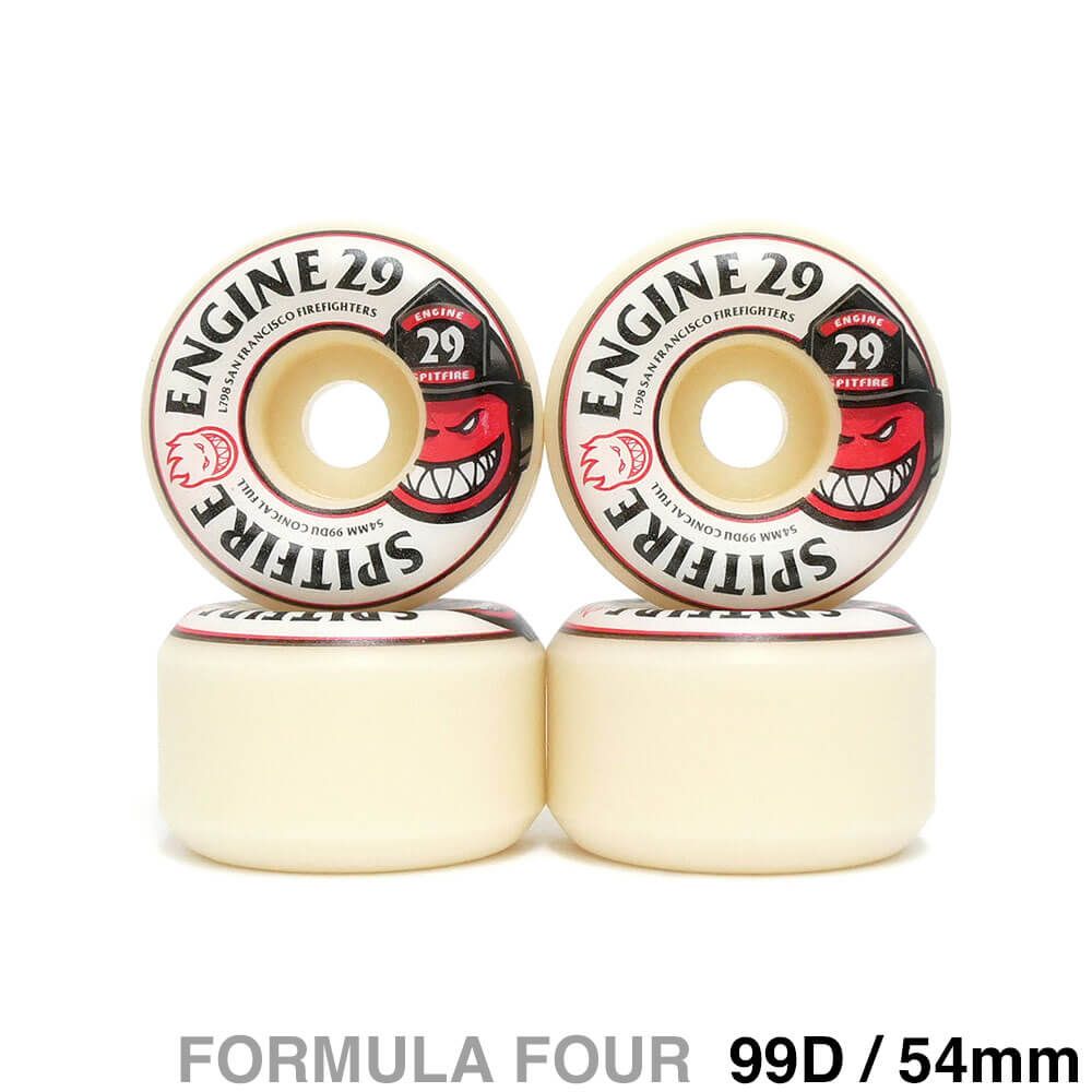 スケートボード SPITFIRE FORMULA FOUR 58mm 99D 楽天市場】SPITFIRE WHEEL スピットファイヤー ウィール FORMULA FOUR