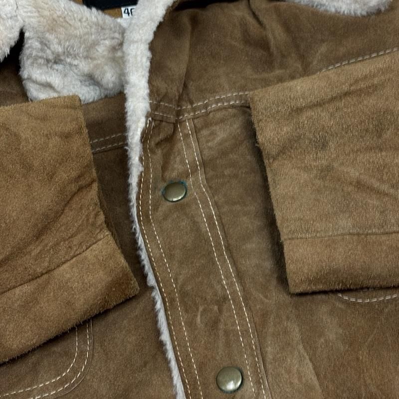 ジェーシーペニー 70年代 ビンテージ メキシコ製 スエードレザー 裏