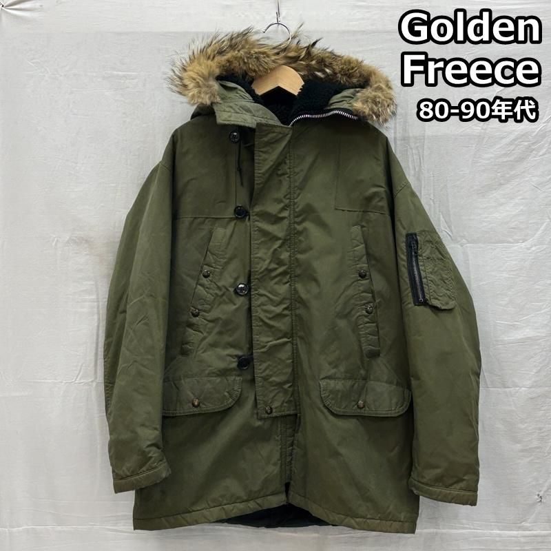 【極美品】USA製 ゴールデンフリース N-3B フライトジャケット　90s 90s USA製 Golden Fleece N-3B フライトジャケット S程度 緑系