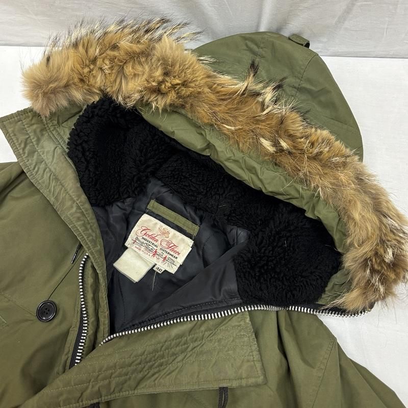 【極美品】USA製 ゴールデンフリース N-3B フライトジャケット　90s 90s USA製 Golden Fleece N-3B フライトジャケット S程度 緑系