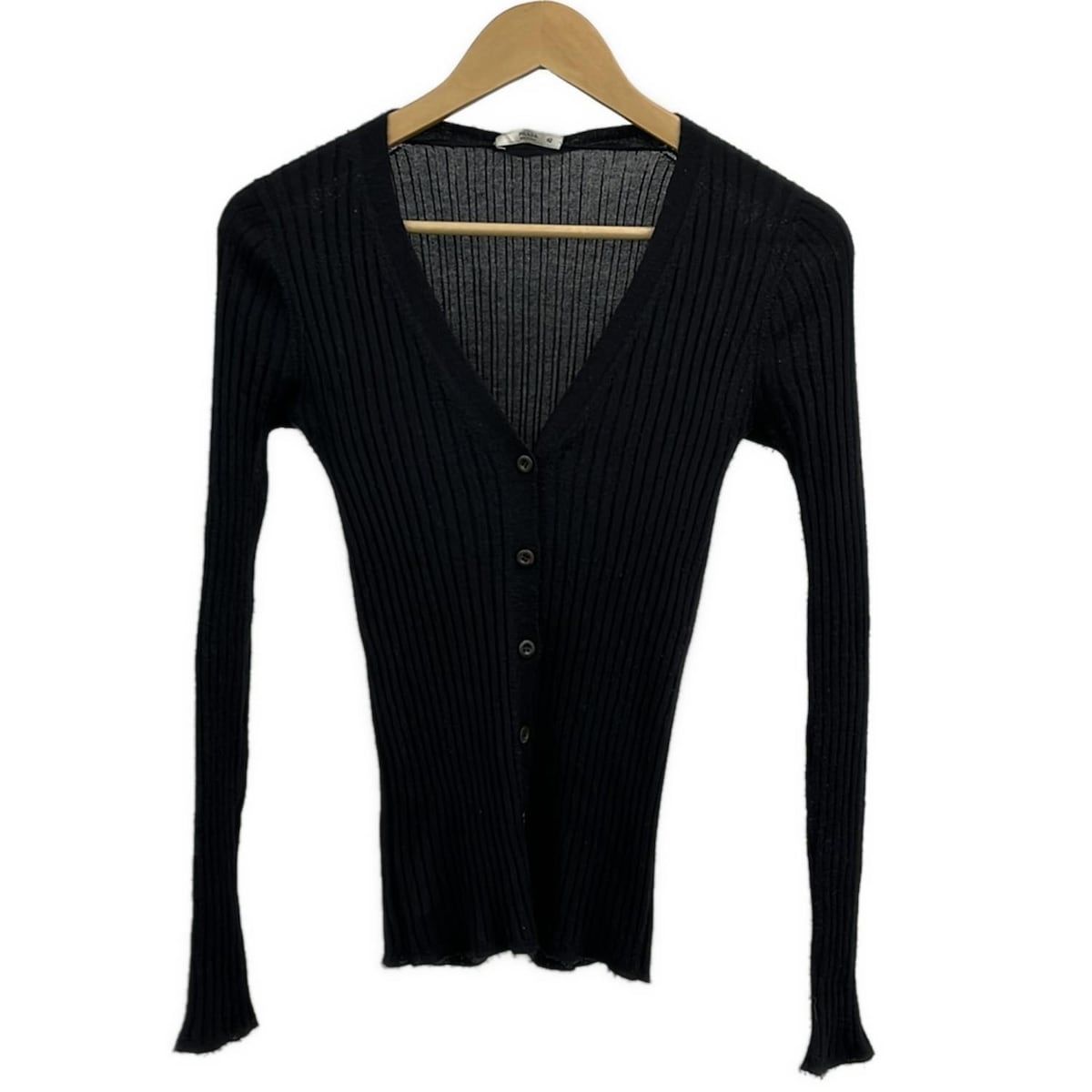 PRADA(プラダ) カーディガン サイズ42 M レディース美品 - 黒 長袖