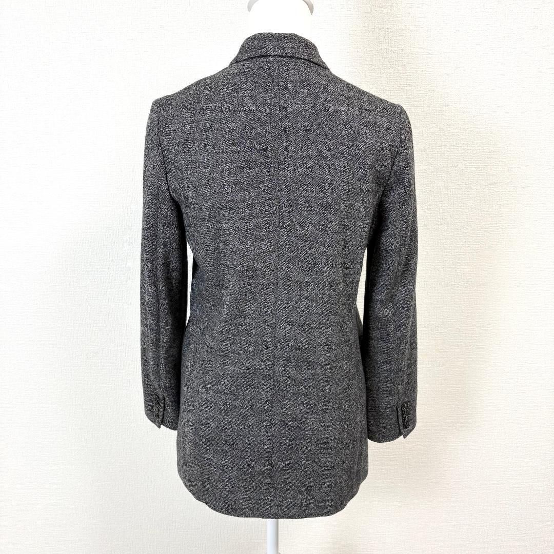 美品】 MACPHEE ロング テーラードジャケット ワンボタン 38 グレー 