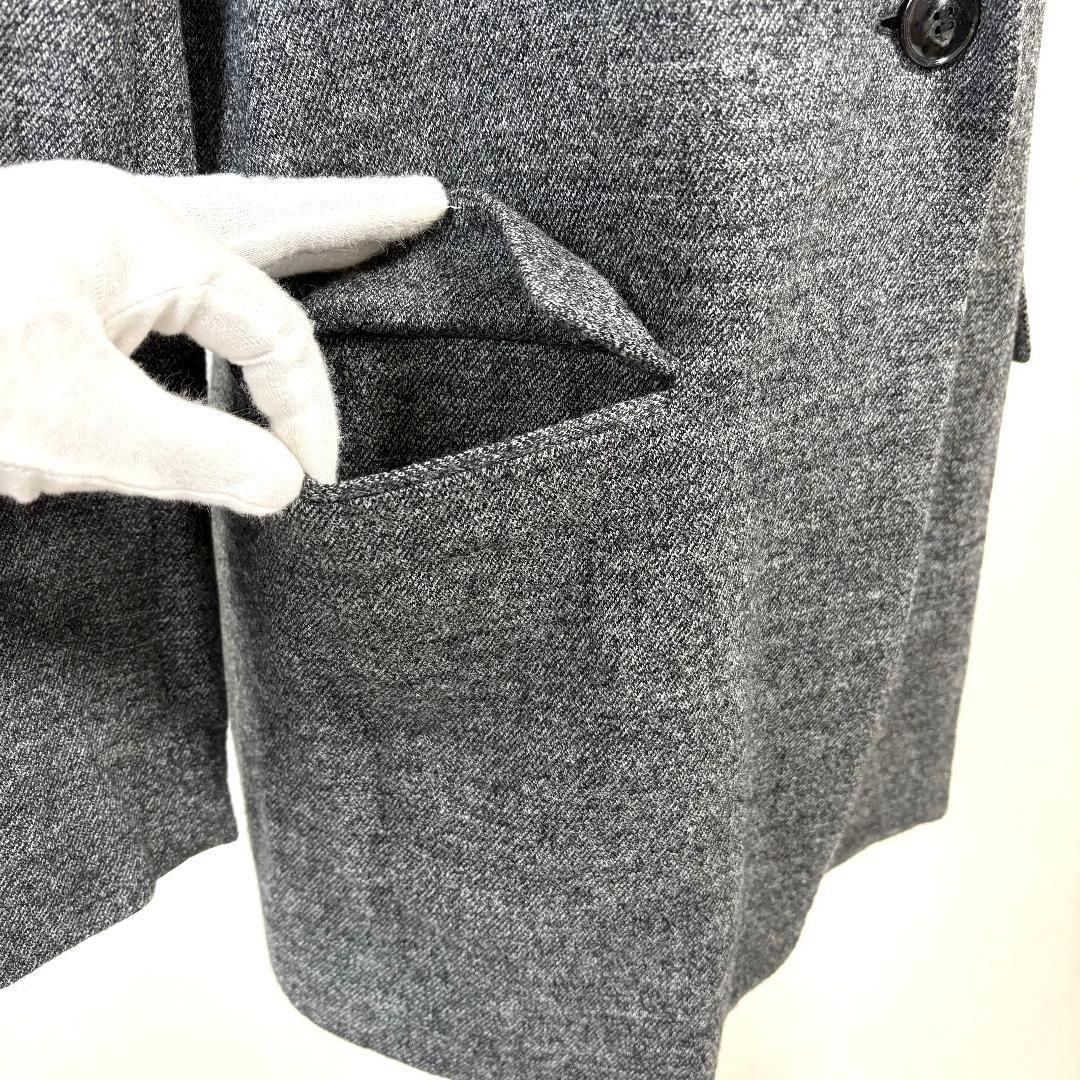美品】 MACPHEE ロング テーラードジャケット ワンボタン 38 グレー 