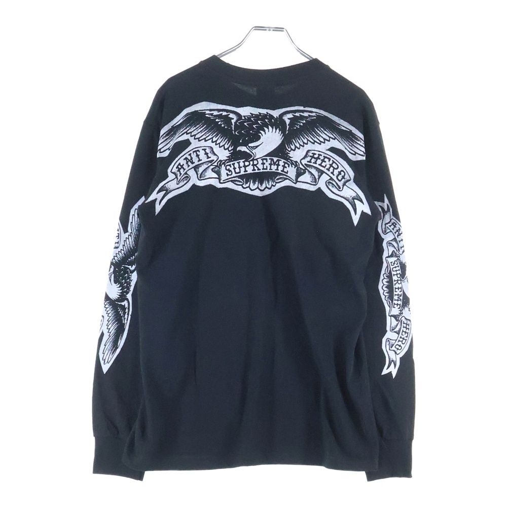SUPREME (シュプリーム) 25AW ×ANTIHERO Eagle L/S Tee アンチヒーロー