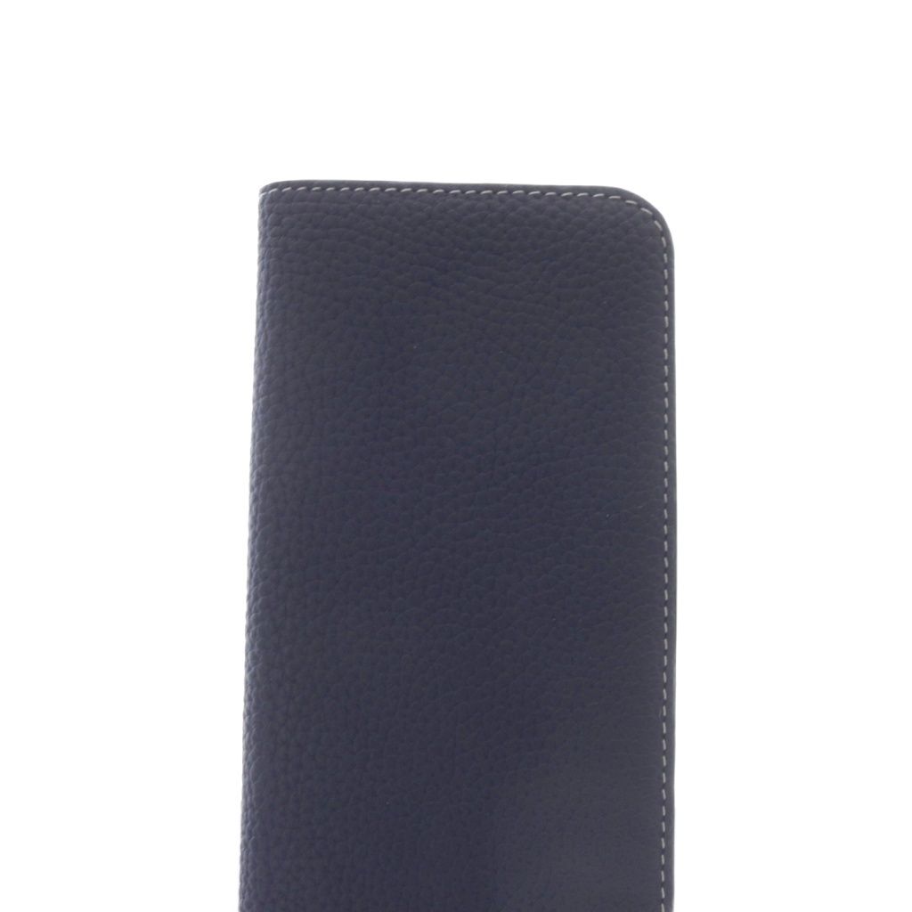 美品 BONAVENTURAボナベンチュラ iPhone用手帳型ケース ネイビー ボナベンチュラ BONAVENTURA iPhone14 Pro iPhoneケース 手帳型 レザー