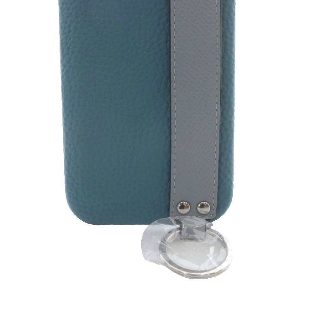 ボナベンチュラ BONAVENTURA iPhone14 Pro iPhoneケース レザー 青