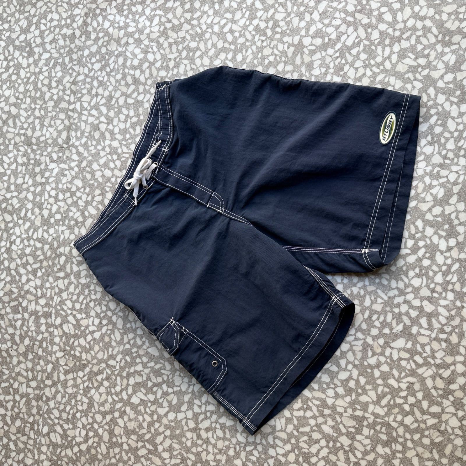 STUSSY / 90′s beach short 36 オールドステューシー ビーチパンツ sk8