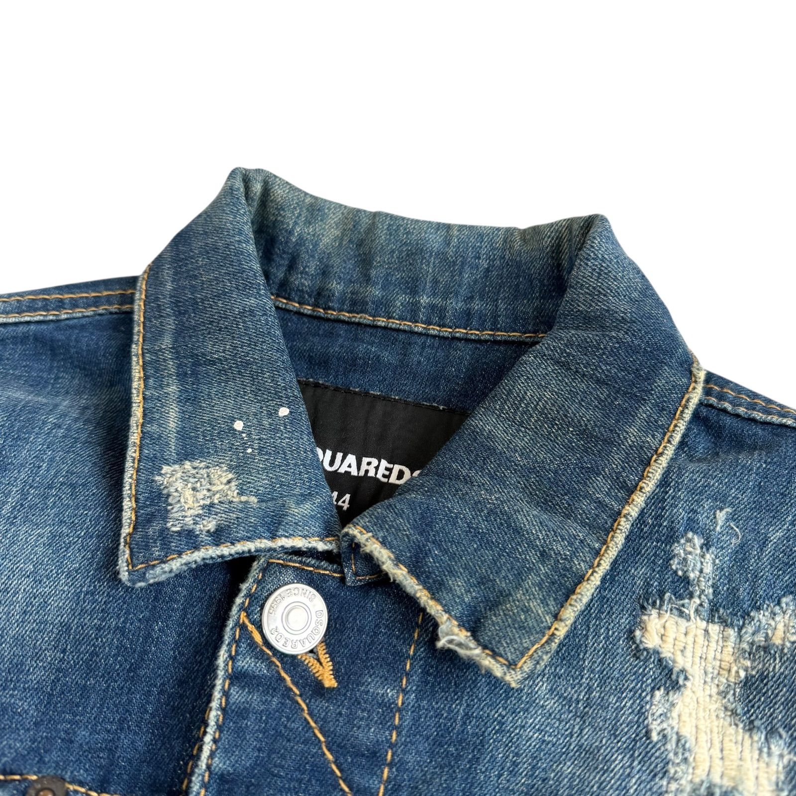 DSQARED2 / ディースクエアード ダメージデニムジャケット ペイント