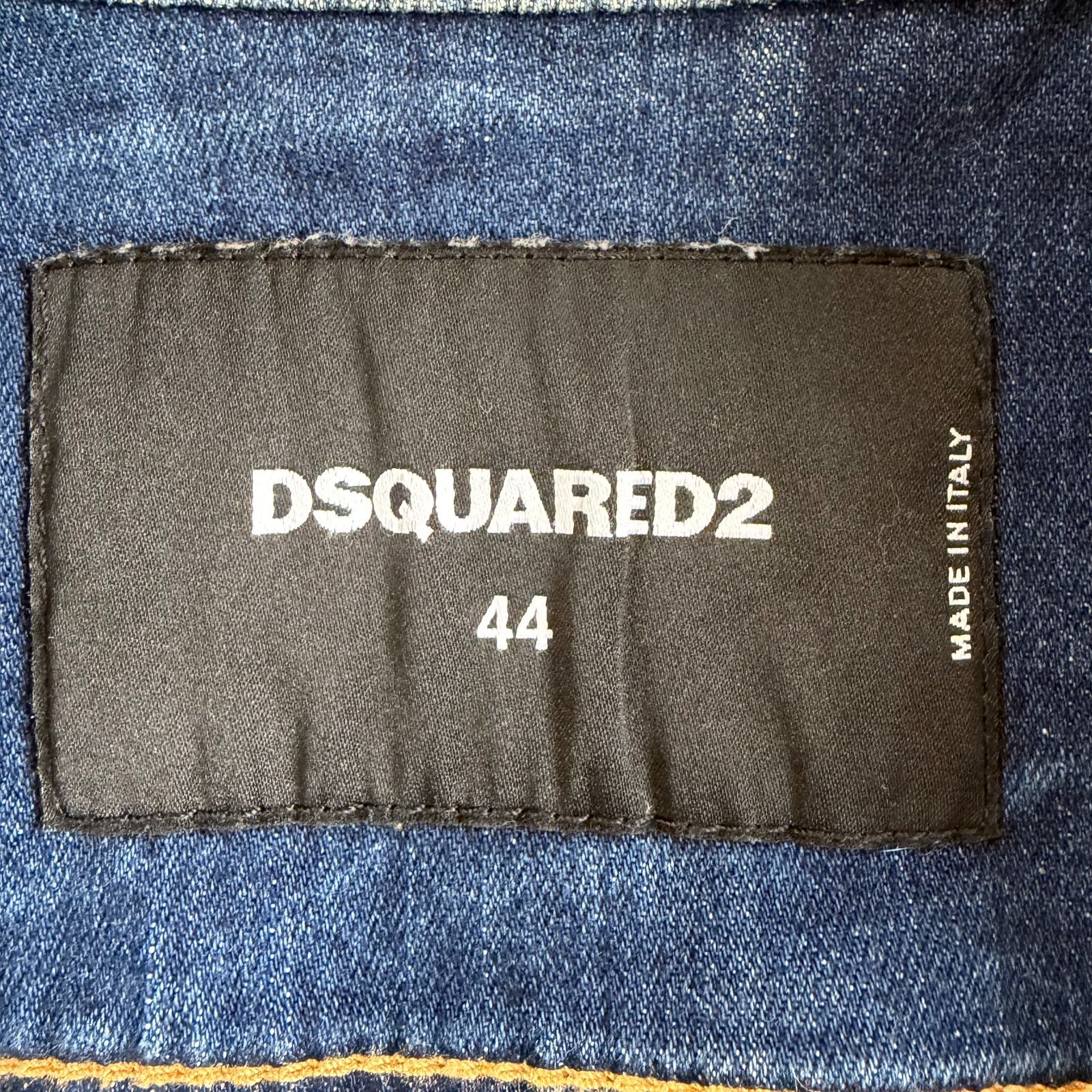 DSQARED2 / ディースクエアード ダメージデニムジャケット ペイント