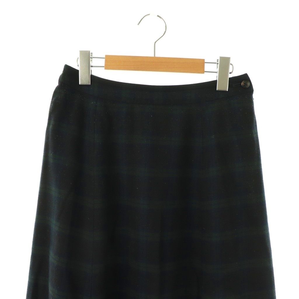 マドモアゼルノンノン　ウールフレアスカート　ネイビー　未使用品 マドモアゼルノンノン ウールフレアスカート ネイビー 未使用品