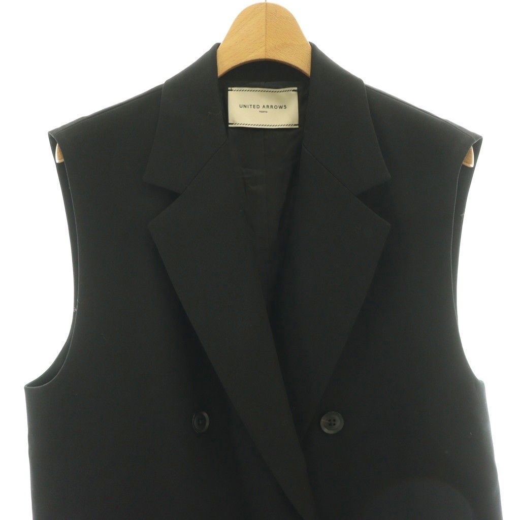 United Arrows テーラード　ベスト: ジレ、冬、秋、毛100% ユナイテッドアローズ UNITED ARROWS テーラード ベスト ジレ 38