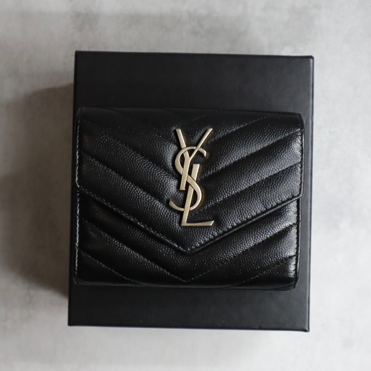 付属品完備】 YSL SAINT LAURENT サンローラン / カサンドラマトラッセ