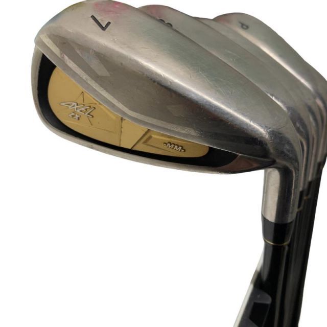 中古】 つるや AXEL ZX MM 7S アイアンセット IR AXEL ZX MM(アイアン