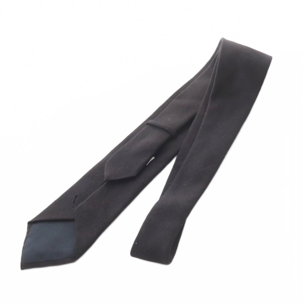 フランコミヌッチ Franco Minucci ウール ネクタイ 茶色 - メルカリ