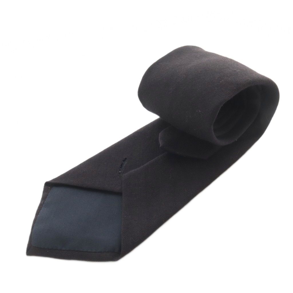 フランコミヌッチ Franco Minucci ウール ネクタイ 茶色 - メルカリ