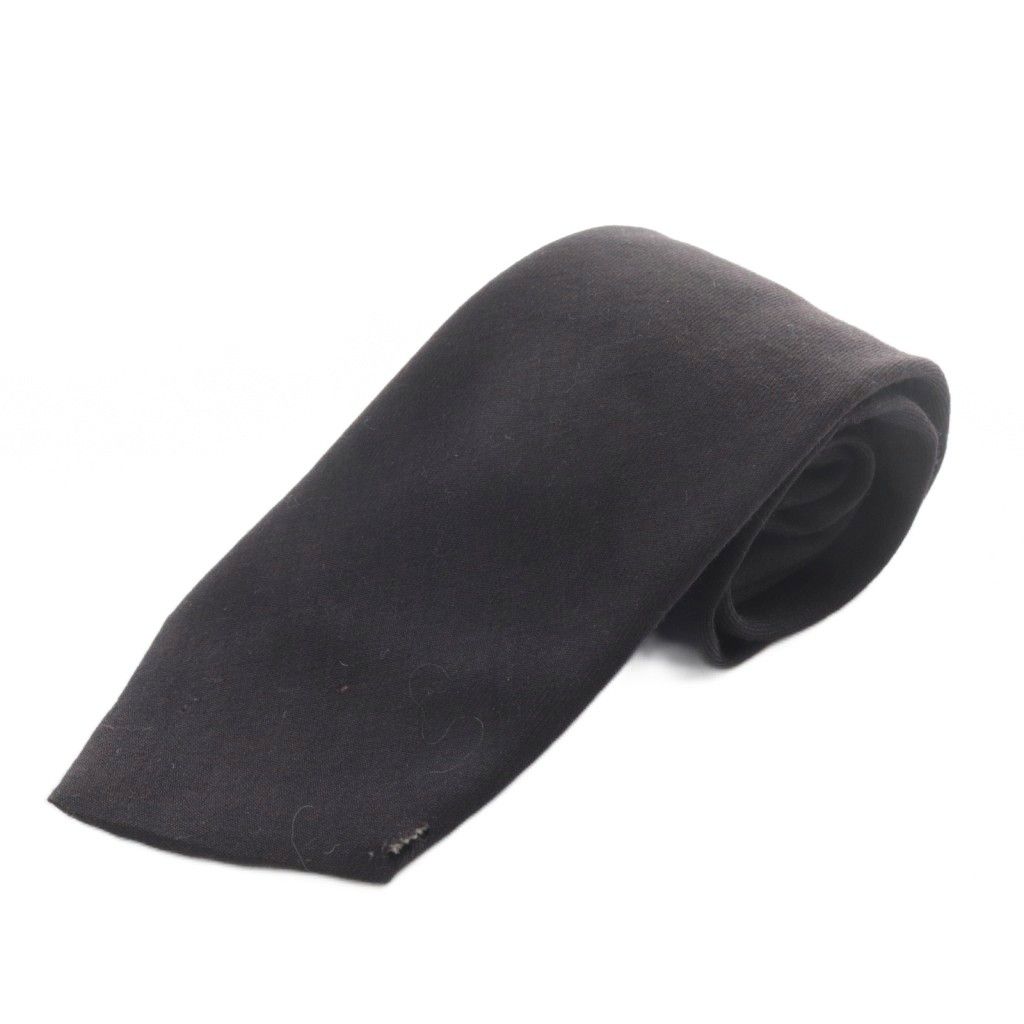 フランコミヌッチ Franco Minucci ウール ネクタイ 茶色 - メルカリ