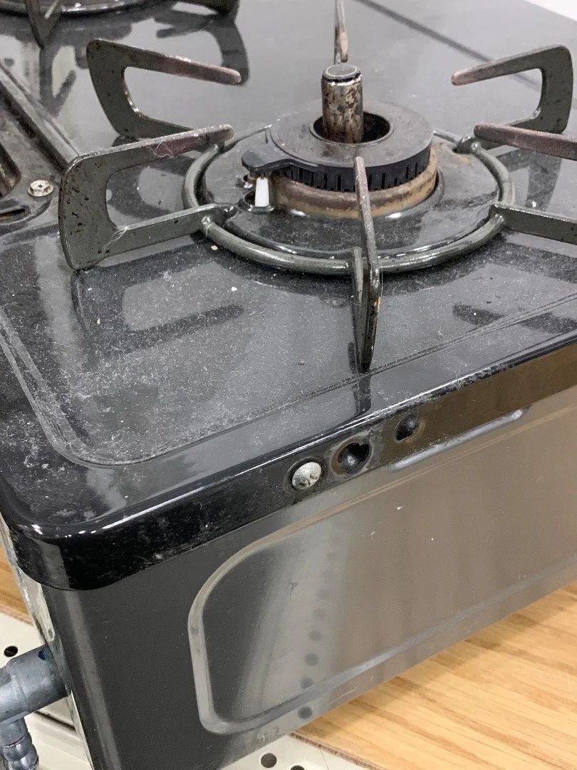 Rinnai 都市ガステーブル KGK34BKL 2019年製 廃棄カバー欠品 実用 日常 