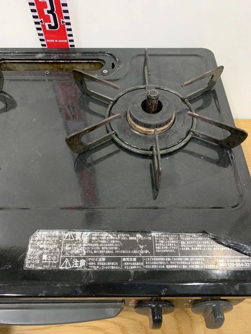 Rinnai 都市ガステーブル KGK34BKL 2019年製 廃棄カバー欠品 実用 日常 