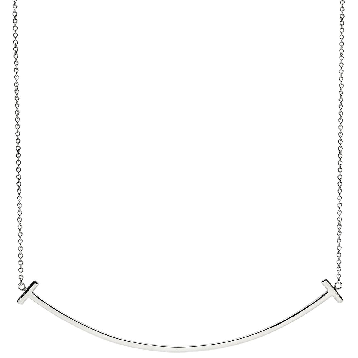 ティファニー Tiffany & Co ネックレス Tスマイル ペンダント ラージ 
