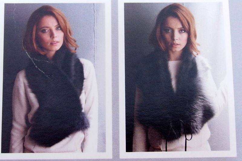 229219】TOSCANA SHAWL SCARF GUSHLOW&COLE ガシュロウアンドコール