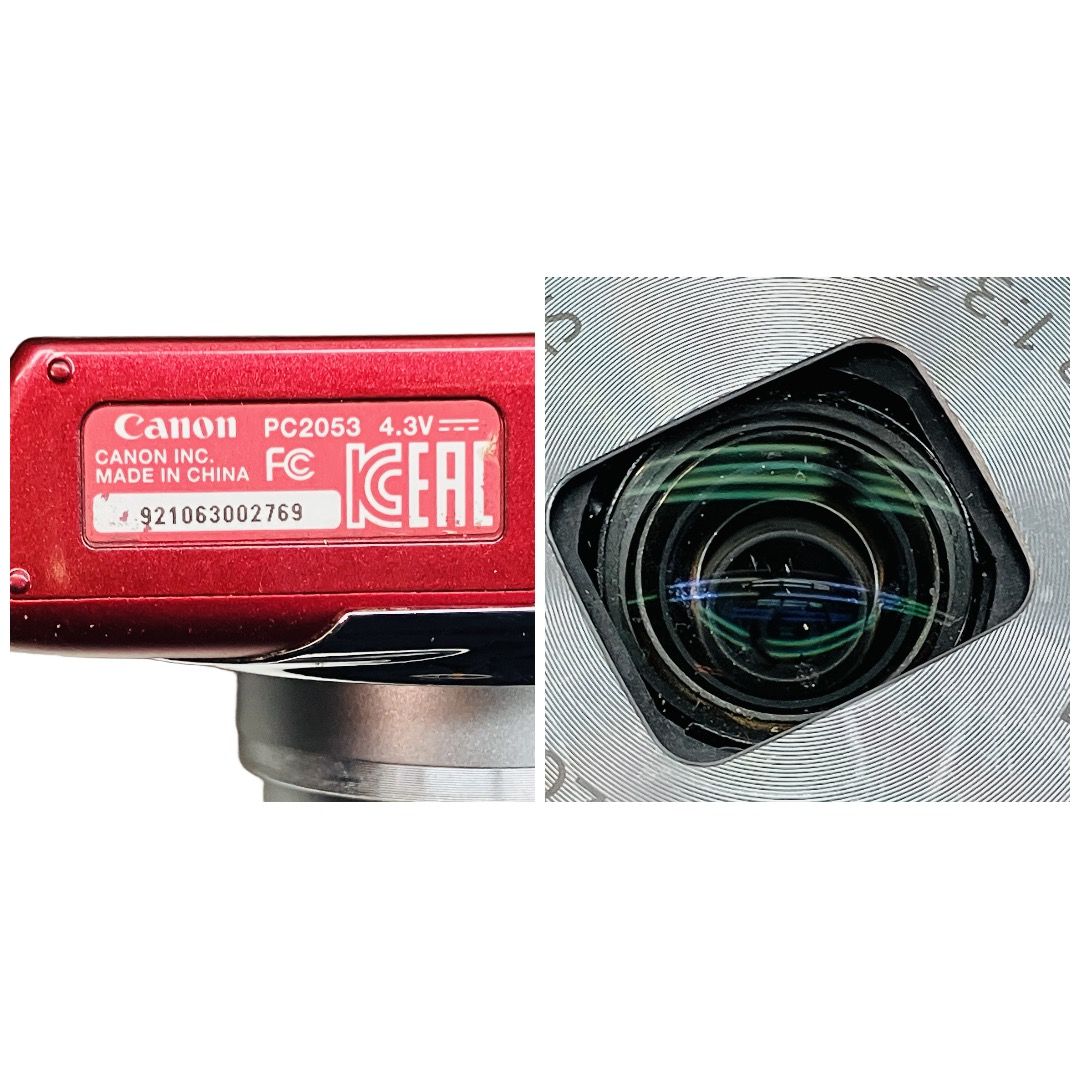 Canon キャノン IXY130 デジタルカメラ デジカメ レッド ジャンク