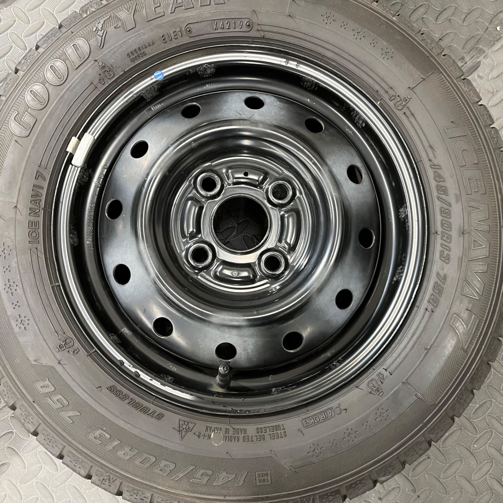 19年製 145/80R13 グッドイヤー アイスナビ7 スズキ アルト ワゴンR