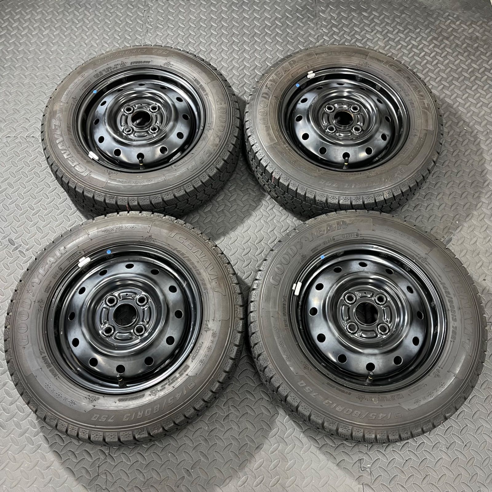 19年製 145/80R13 グッドイヤー アイスナビ7 スズキ アルト ワゴンR 