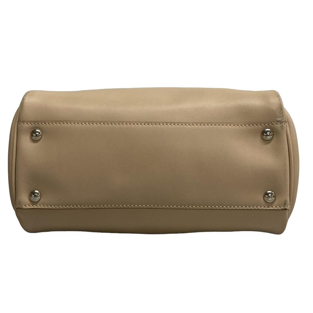 な*a様 フェラガモ　ベージュ レザー ハンドバッグ FERRAGAMO/SalvatoreFerragamo(サルバトーレフェラガモ) ハンドバッグ