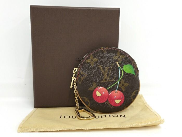 LOUIS VUITTON ポルトモネ ロン モノグラム チェリー コインケース