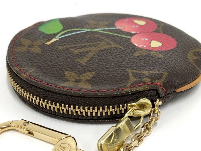 LOUIS VUITTON ポルトモネ ロン モノグラム チェリー コインケース