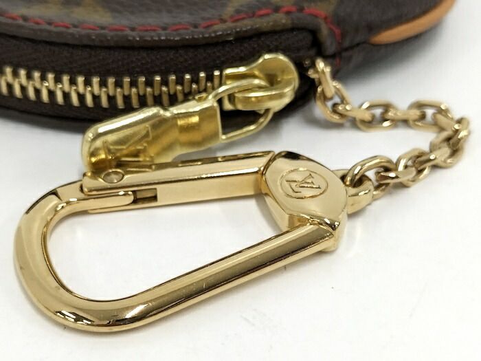 極美品 LOUIS VUITTON ルイヴィトン ケース M95043 ポルトモネ ロン モノグラムチェリー ブラウン ゴールド金具 中古 58421 LOUIS VUITTON - 極美品 LOUIS VUITTON ルイヴィトン コインケース