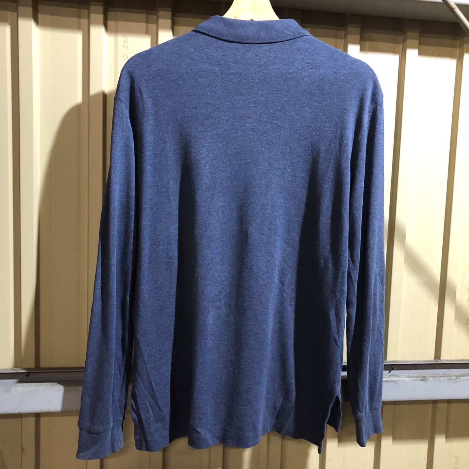 1534 POLO RALPH LAUREN 長袖ポロシャツ ネイビー M ポロラルフ 