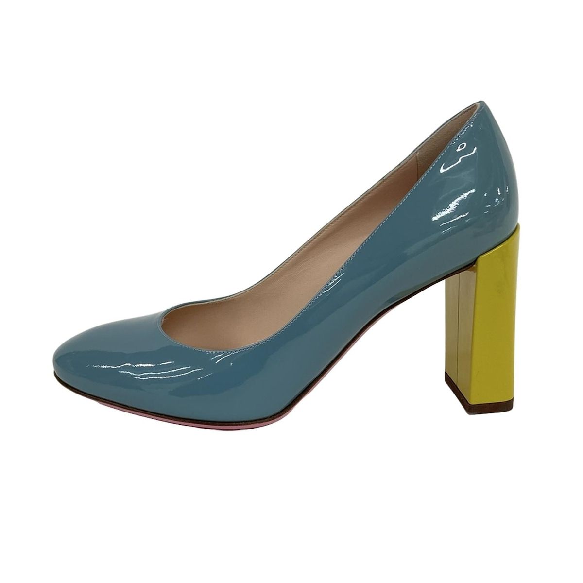 FENDI(フェンディ) パンプス 37 レディース美品 - ブルーグレー×ダーク